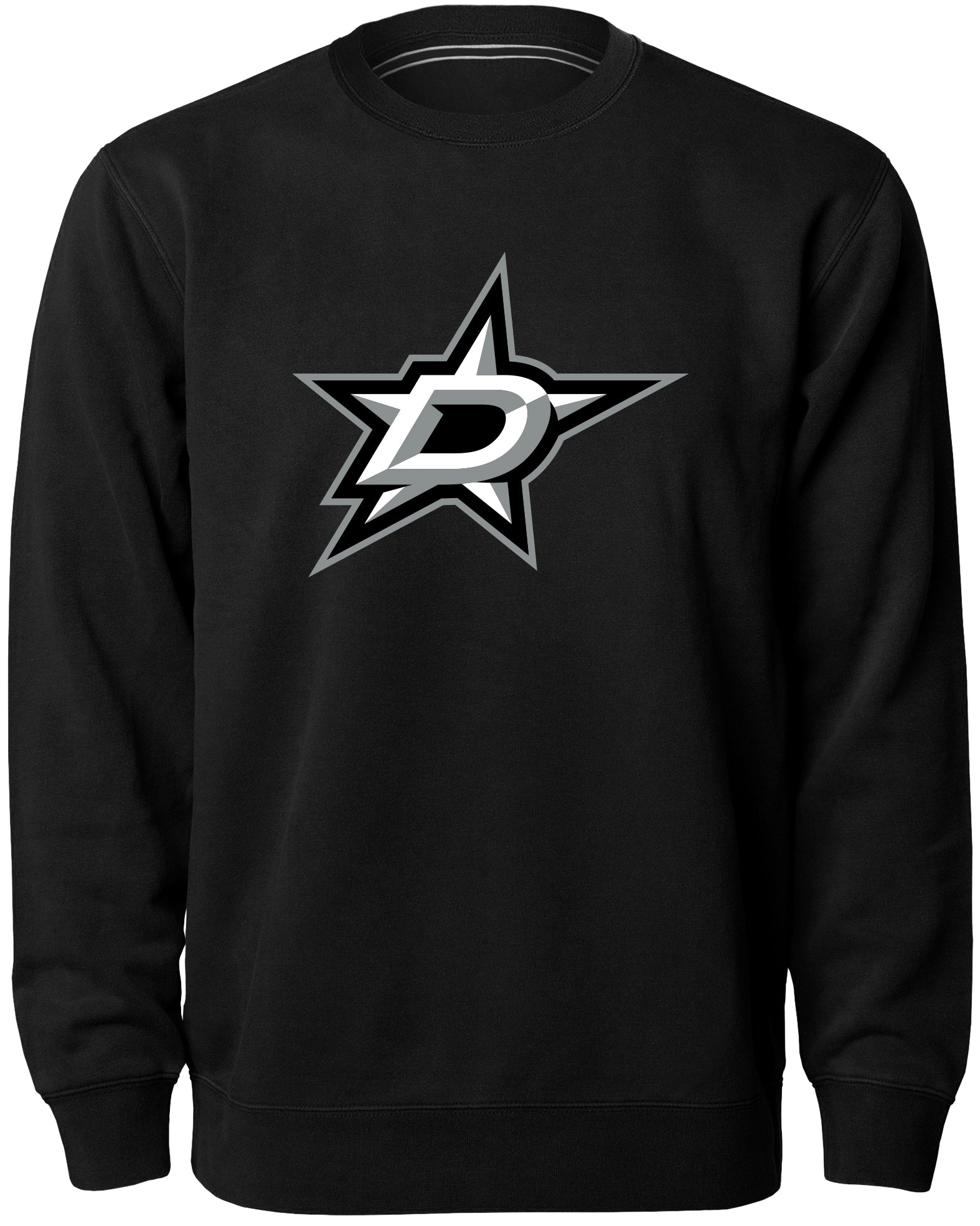 Pull ras du cou Express avec logo en sergé noir des Stars de Dallas NHL Bulletin pour hommes