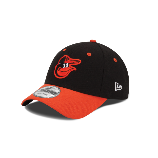 Baltimore Orioles MLB New Era Men's Black 9Forty The League Road Adjustable Hat