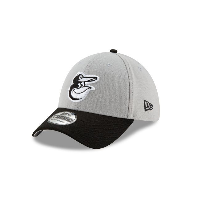 Baltimore Orioles MLB New Era Casquette extensible classique gris noir 39Thirty Team pour hommes