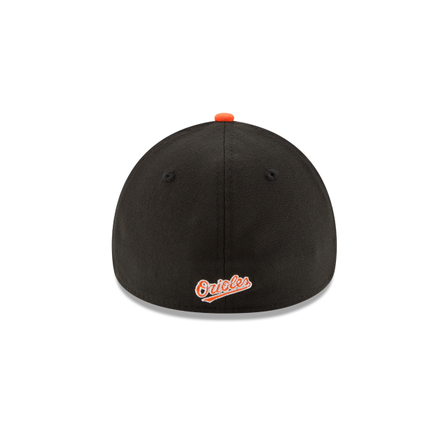 Baltimore Orioles MLB New Era Men's White/Orange 39Thirty Team Classic Stretch Fit Hat