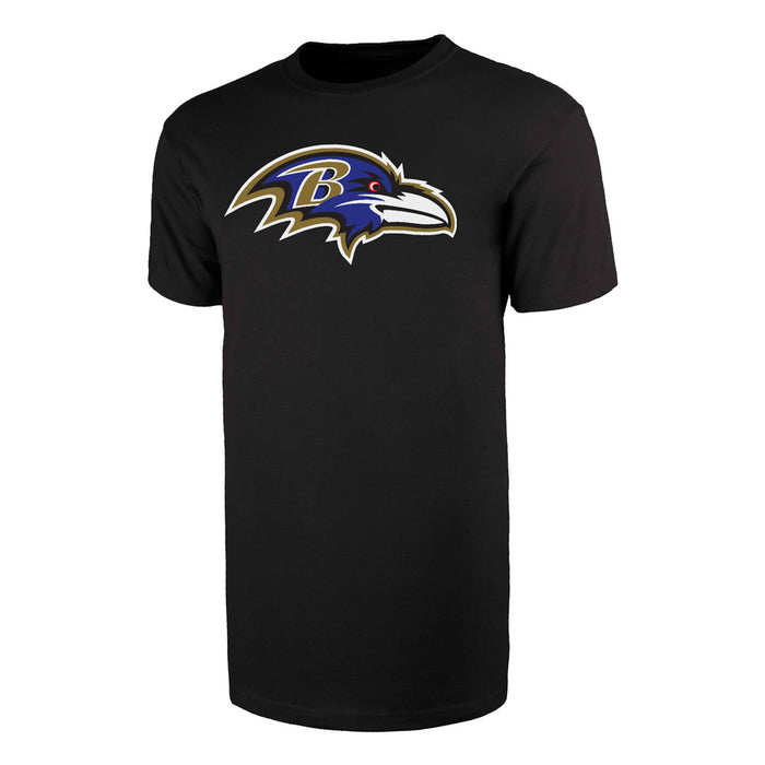 Baltimore Ravens NFL 47 Brand Men's Black Primary Logo Fan T-Shirt