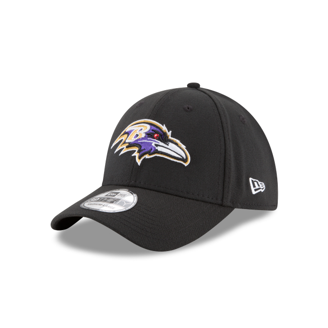 Casquette extensible classique noire 39Thirty Team New Era des Ravens de Baltimore pour hommes