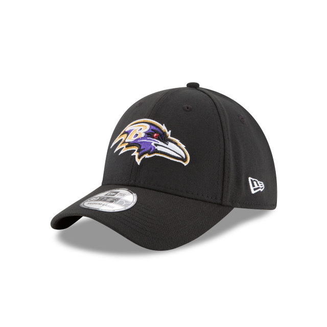 Baltimore Ravens NFL New Era Men's Black 39Thirty Team Classic Stretch Fit Hat