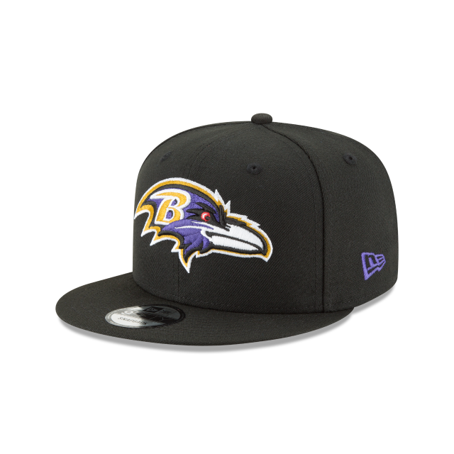 Baltimore Ravens NFL New Era Men's Black 9Fifty Basic Snapback