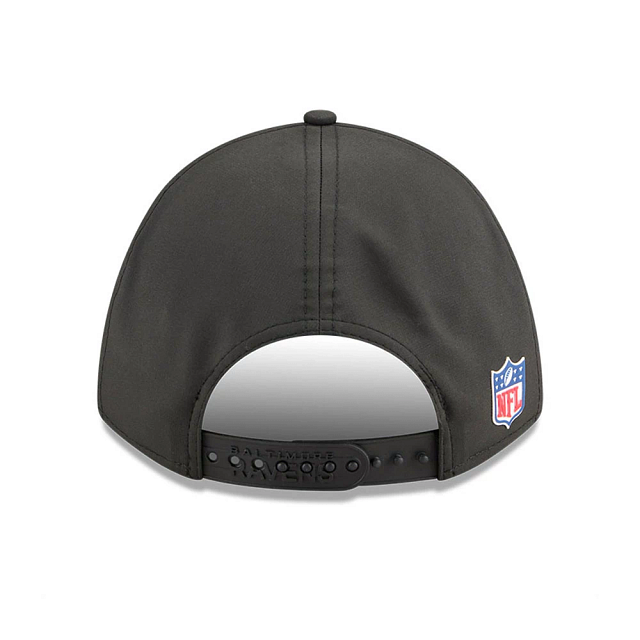 Baltimore Ravens NFL New Era Men's Charcoal 9Forty 2025 Sideline M-Crown Snapback