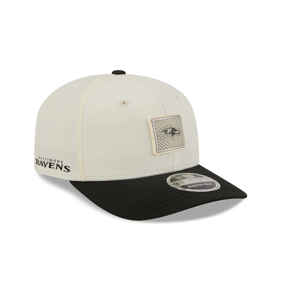 Baltimore Ravens NFL New Era Men's Cream/Black 9Seventy 2026 NFL Training Camp Snapback