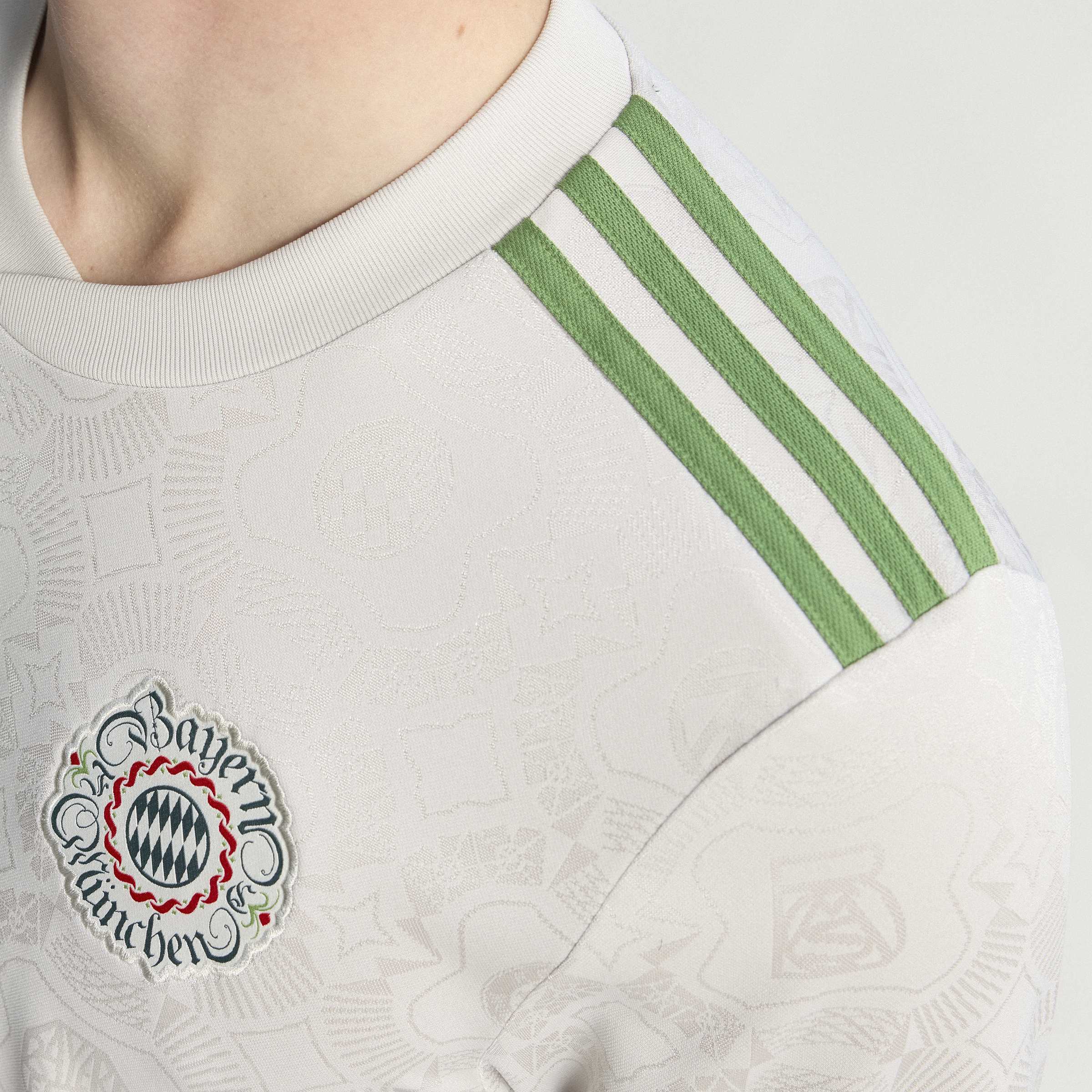 Bayern Munich Bundesliga Adidas Maillot réplique Wiesn 2025/26 beige pour homme