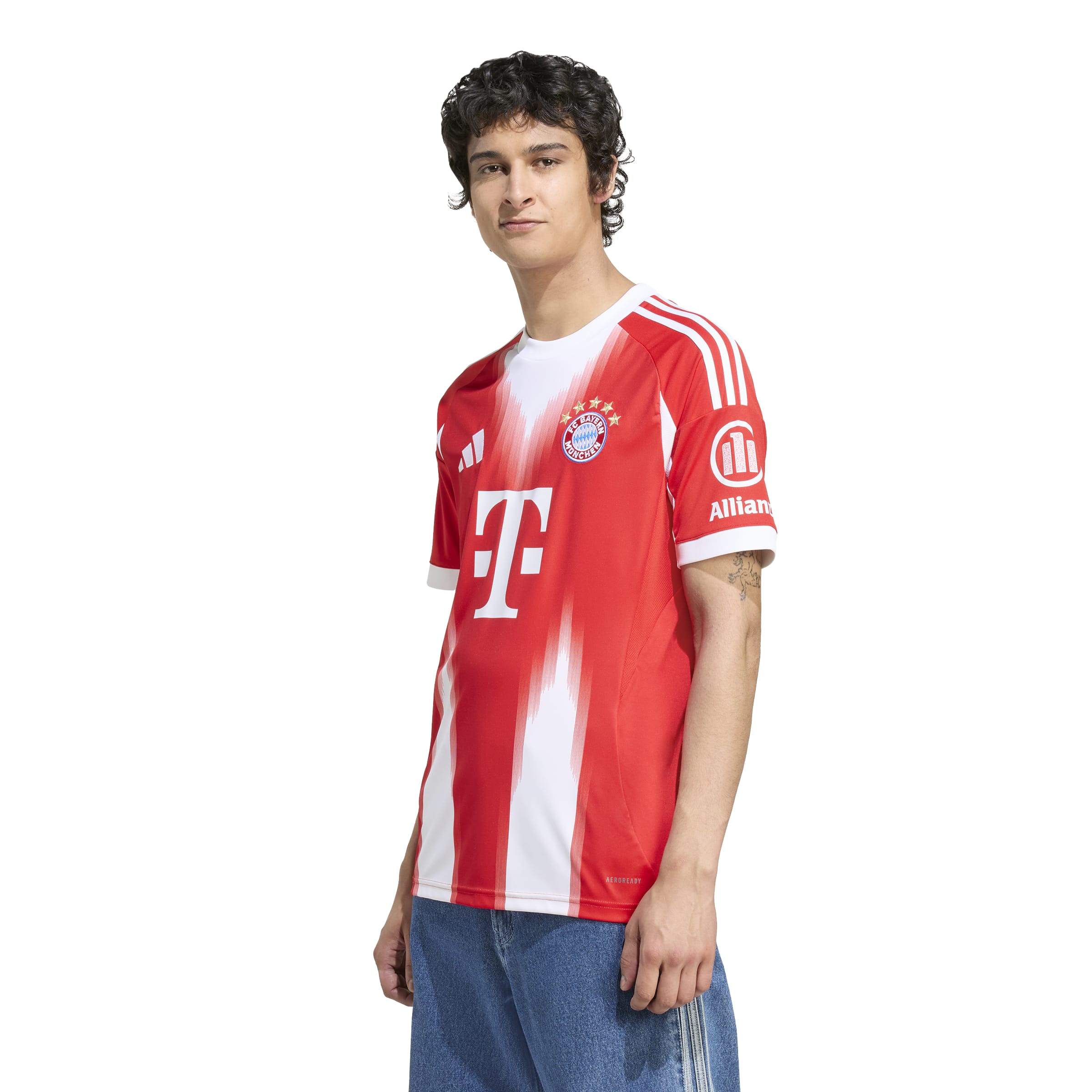 Bayern Munich Bundesliga Adidas Men's White/Red 2025/26 Home Replica Jersey