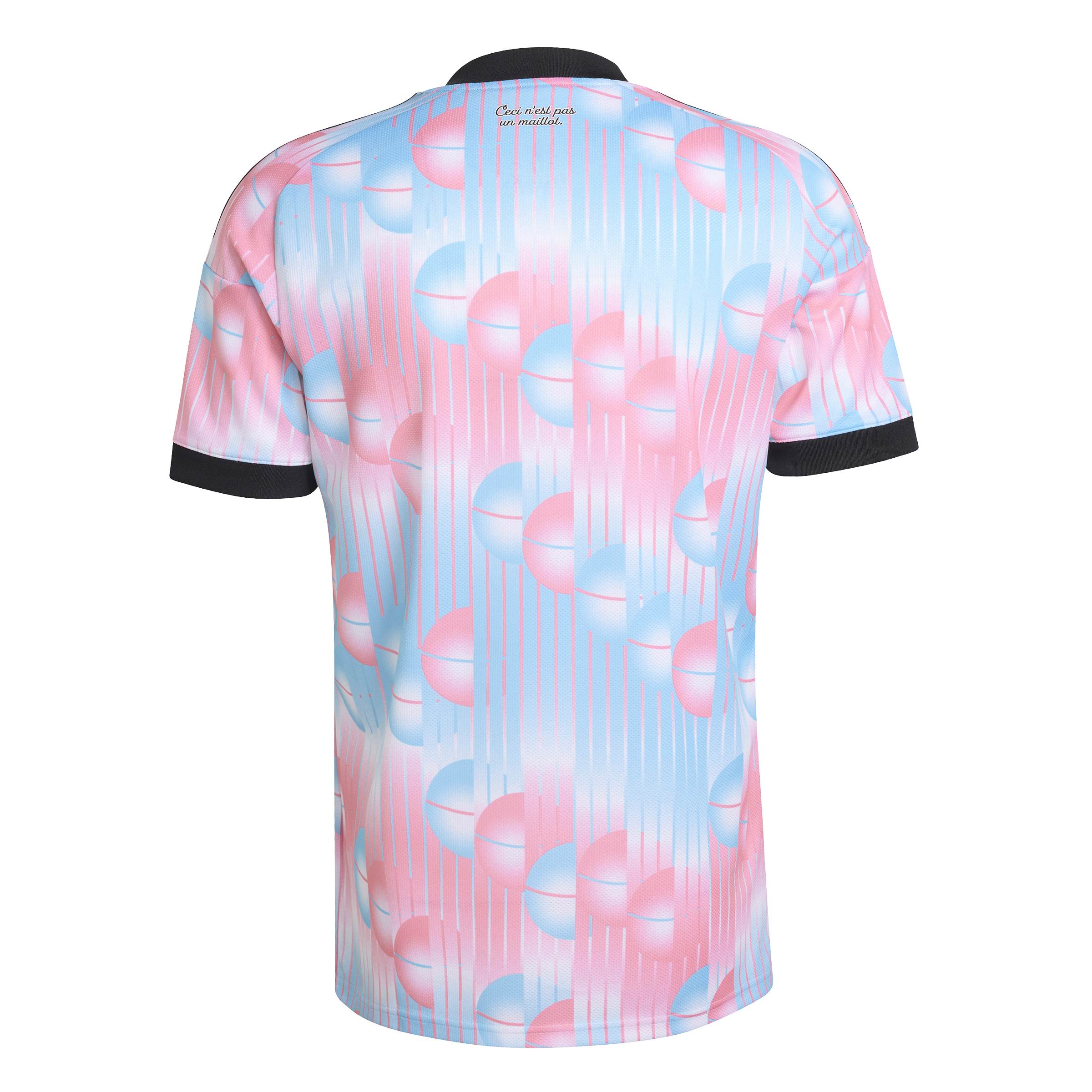 Belgium National Team FIFA Adidas Men's Pink/Light Blue 2026 Replica Away Jersey