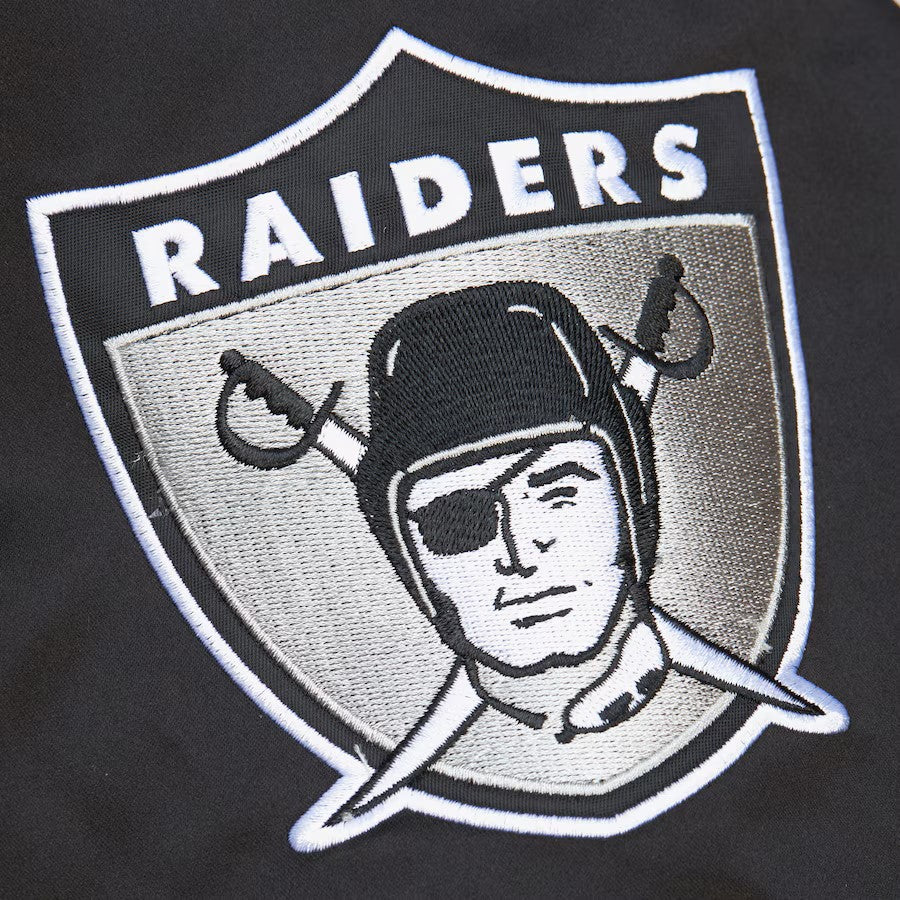 Bo Jackson Los Angeles Raiders NFL Mitchell & Ness Men’s Black Grey Light Satin Jacket