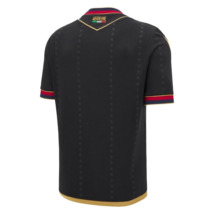 Bologna FC Serie A Macron Men's Black 2024/25 Authentic Jersey