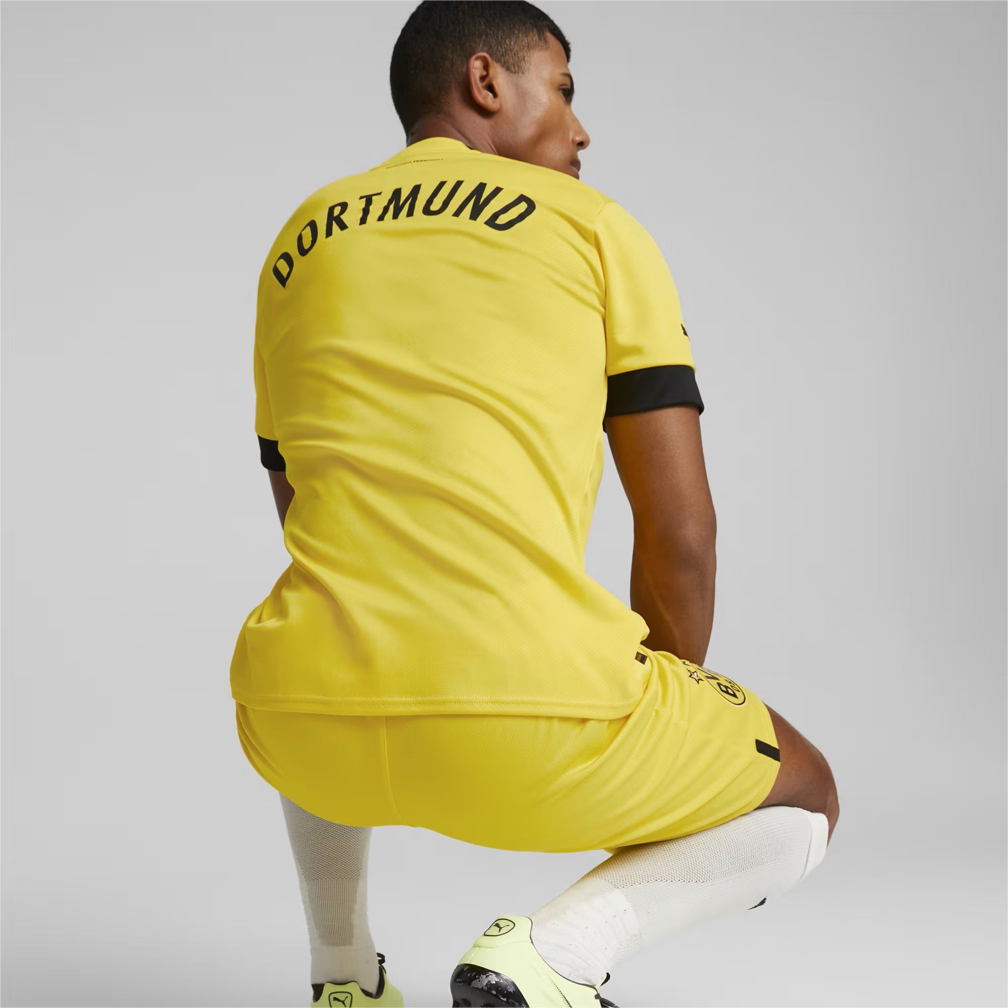 Borussia Dortmund Bundesliga Puma Maillot réplique jaune 2022/23 pour homme