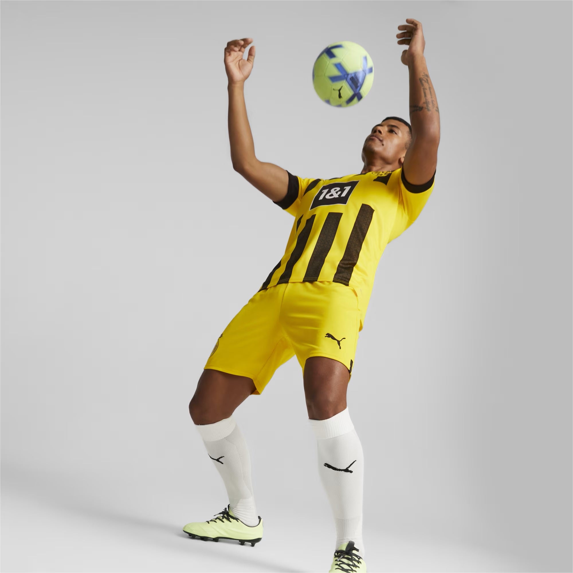 Borussia Dortmund Bundesliga Puma Maillot réplique jaune 2022/23 pour homme