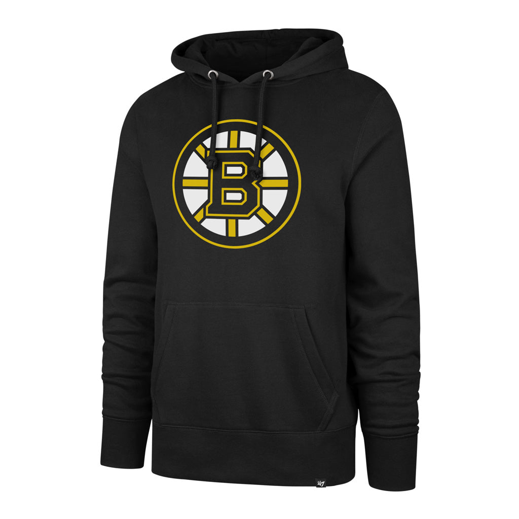 Sweat à capuche noir avec titre imprimé des Bruins de Boston NHL 47 Brand pour hommes