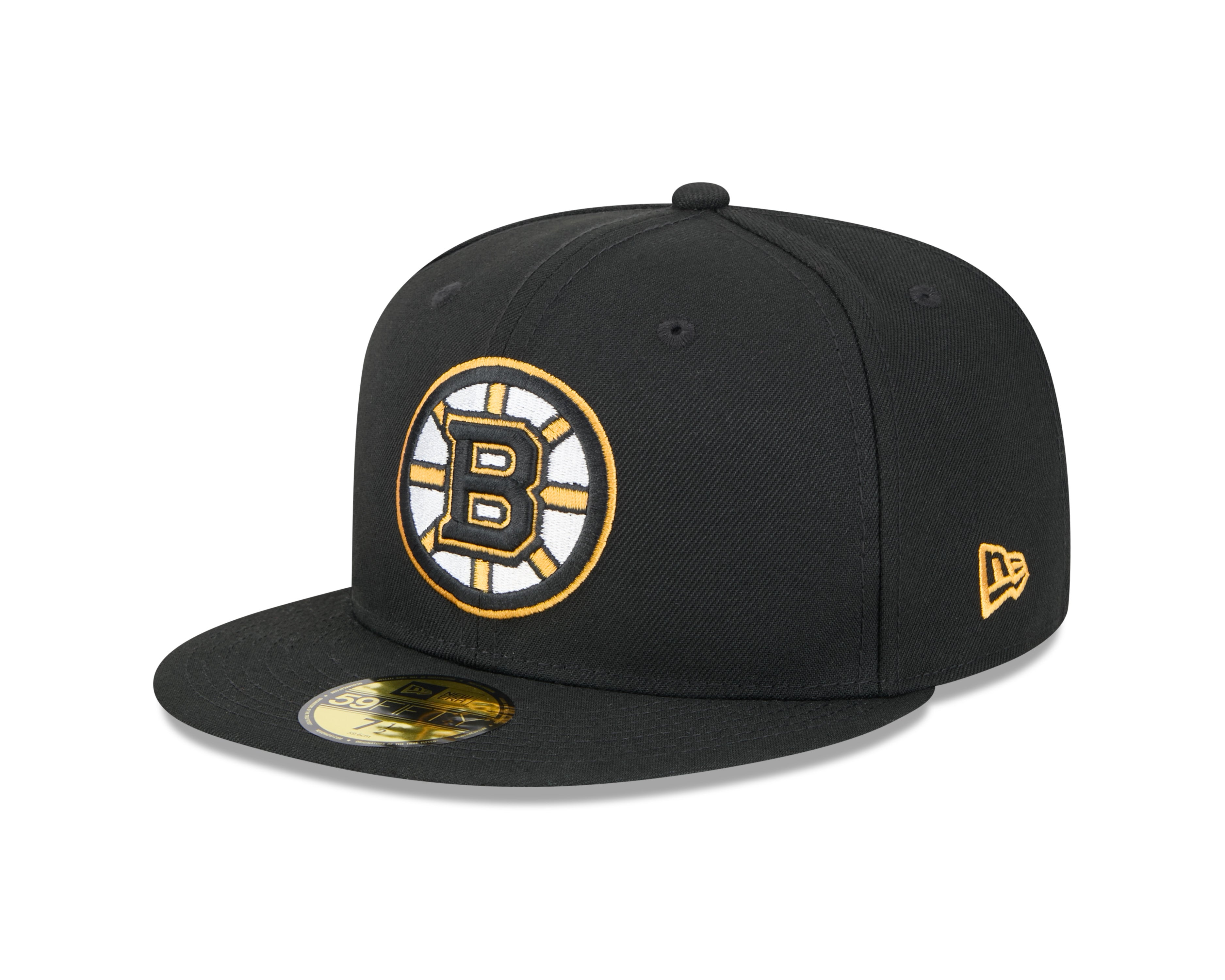 Boston Bruins NHL New Era Men's Black 59Fifty Core Fitted Hat