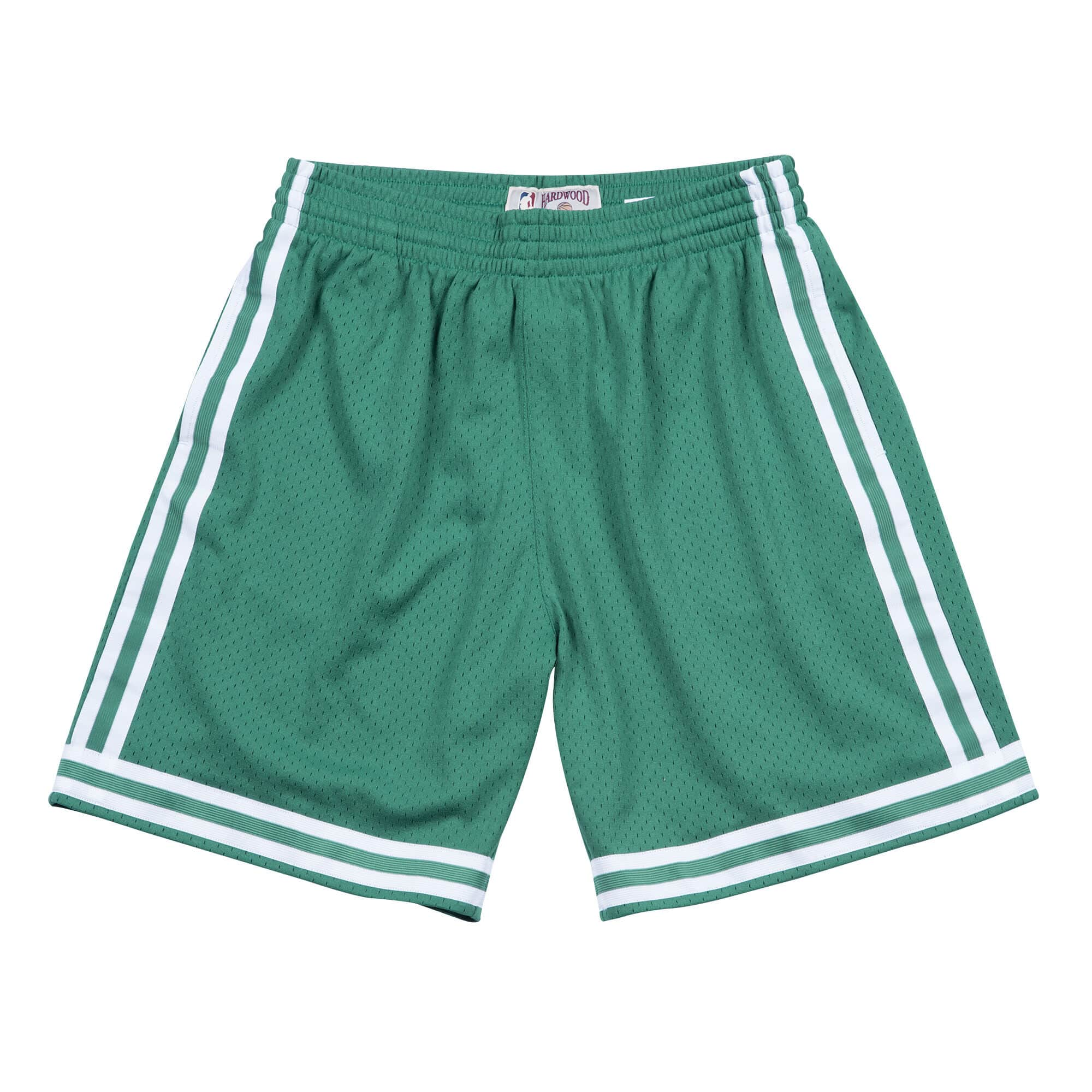 Boston Celtics NBA Mitchell & Ness Men's Green 1985-86 Hardwood Classics Swingman Shorts