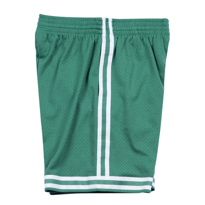 Boston Celtics NBA Mitchell & Ness Men's Green 1985-86 Hardwood Classics Swingman Shorts