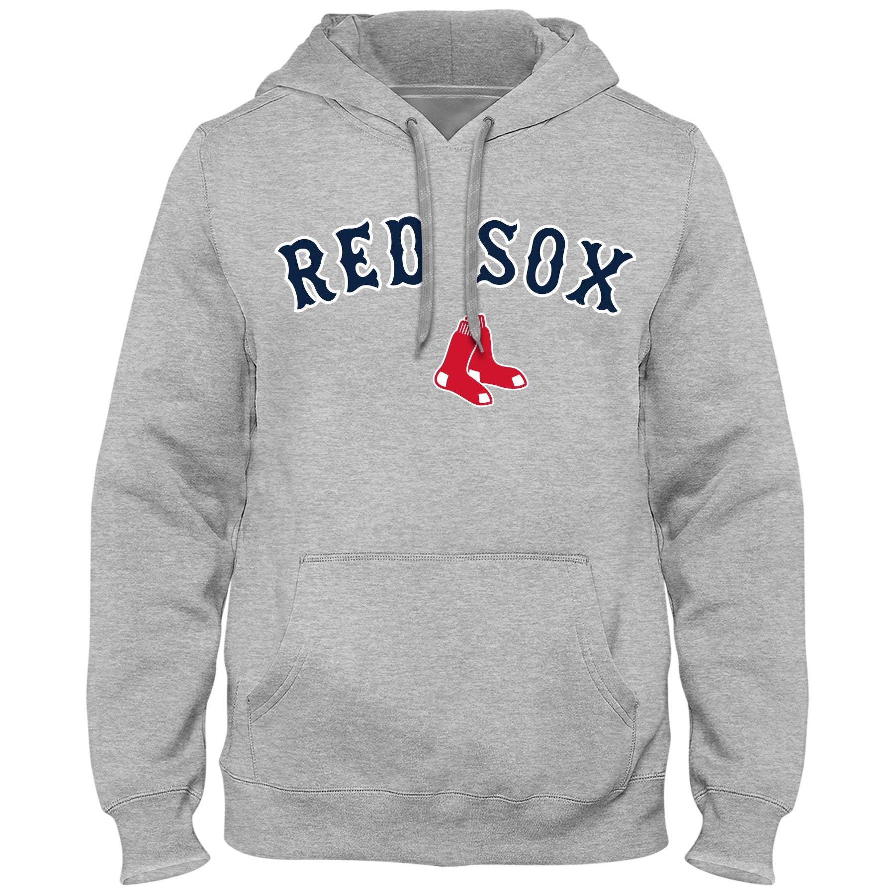 Boston Red Sox MLB Bulletin Men's Athletic Grey Express Twill Home Field Hoodie