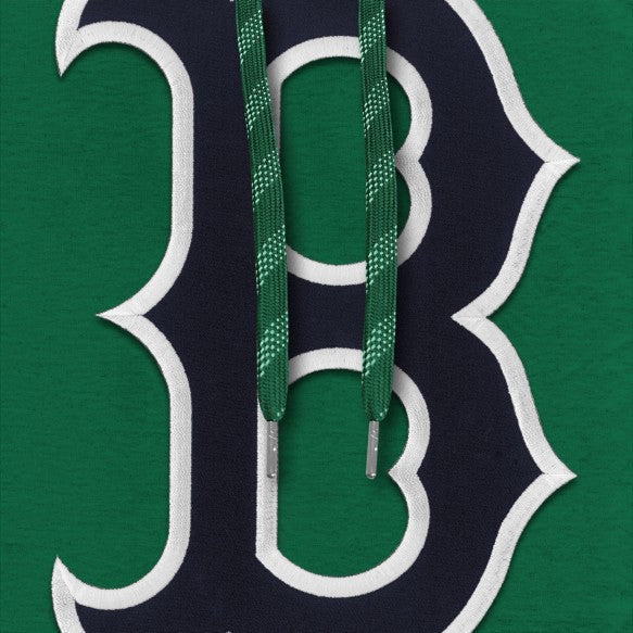 Boston Red Sox MLB Bulletin Men's Green Express Twill Logo Hoodie