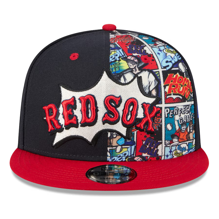 Boston Red Sox MLB New Era Men's Red/Navy 9Fifty 2025 Diamond Hero Edition Snapback