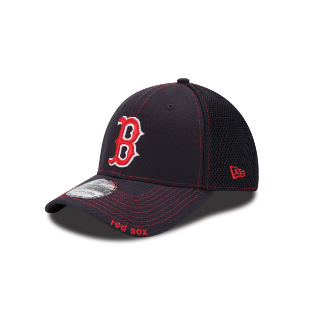 Boston Red Sox MLB New Era Men's Navy 39Thirty Neo Stretch Fit Hat