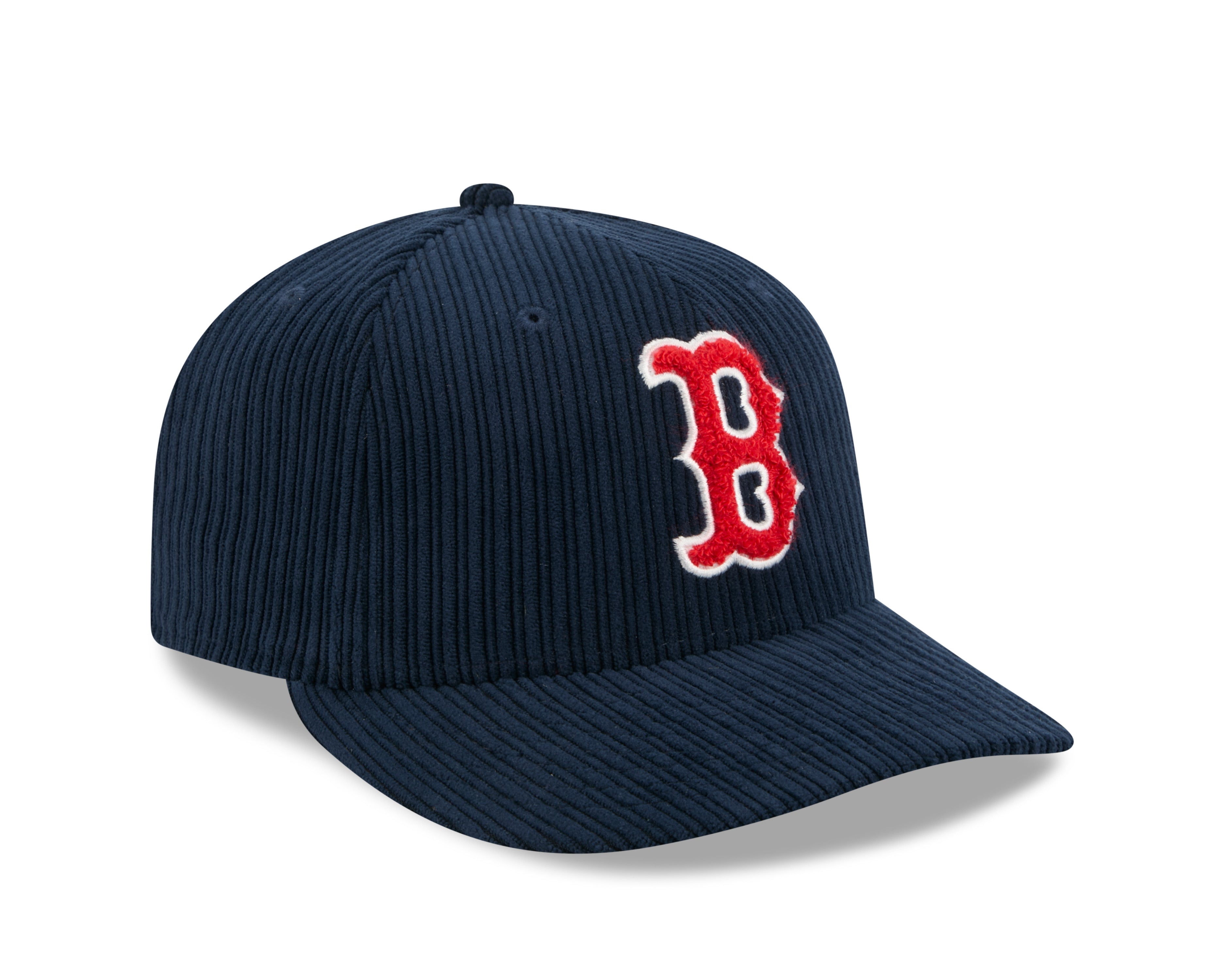 Boston Red Sox MLB New Era Men's Navy 59Fifty Chenille Pop Fitted Hat