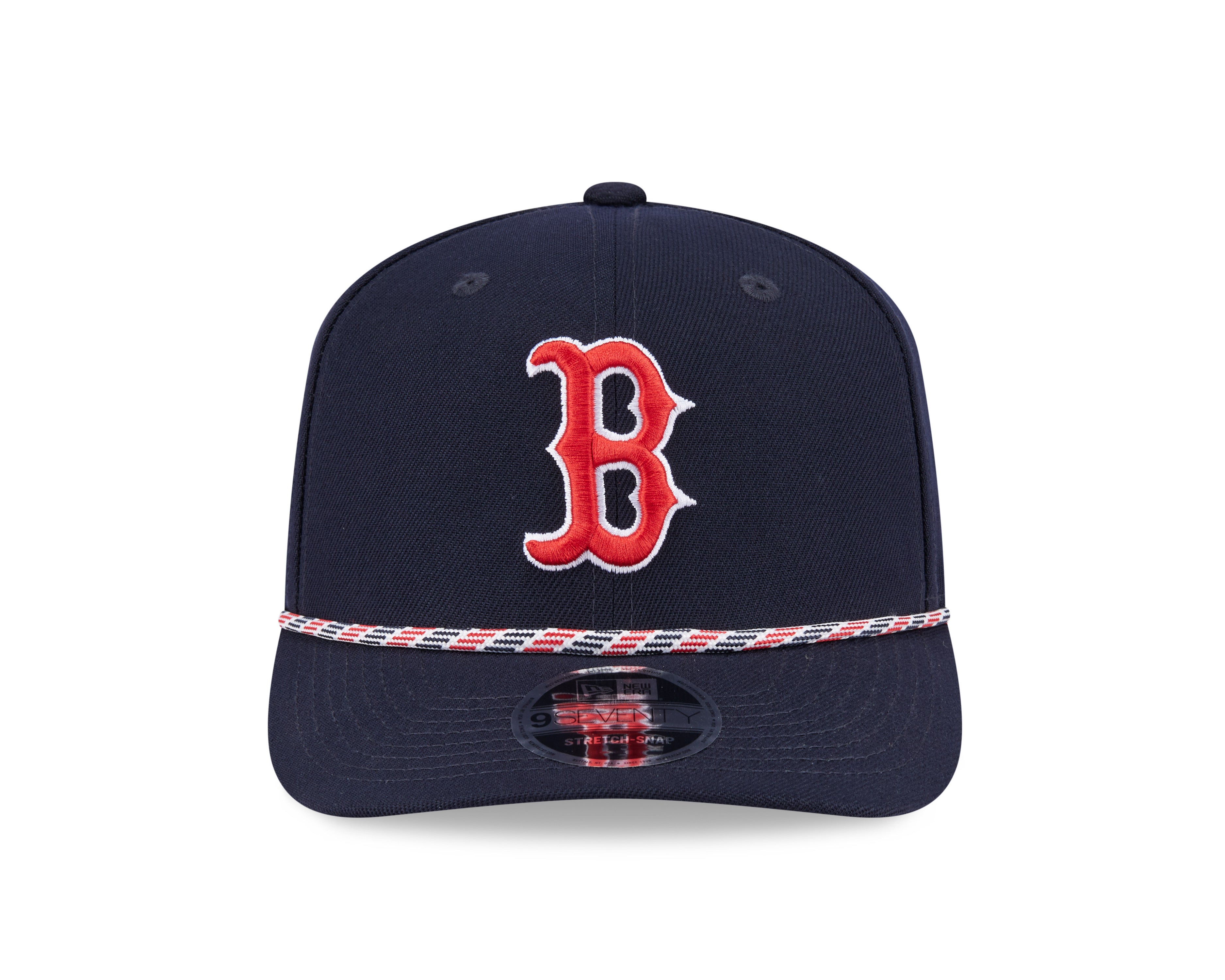 Casquette snapback multi-cordes bleu marine 9Seventy des Boston Red Sox de la MLB New Era pour homme