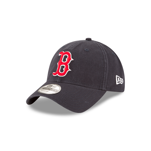 Casquette ajustable classique à domicile Boston Red Sox MLB New Era pour homme bleu marine 9Twenty Core