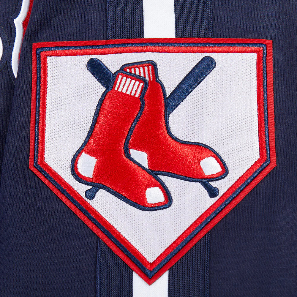 Veste Boston Red Sox MLB Pro Standard pour homme, bleu marine, édition spéciale Cooperstown, en maille double.