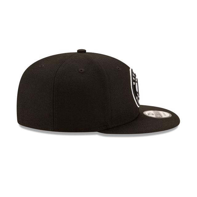 Brooklyn Nets NBA New Era Men's Black/White 9Fifty Alternate Basic Snapback