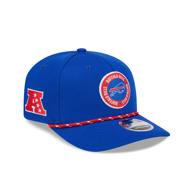 Casquette Snapback extensible 9Seventy 2024 Sideline pour homme Buffalo Bills NFL New Era Royal