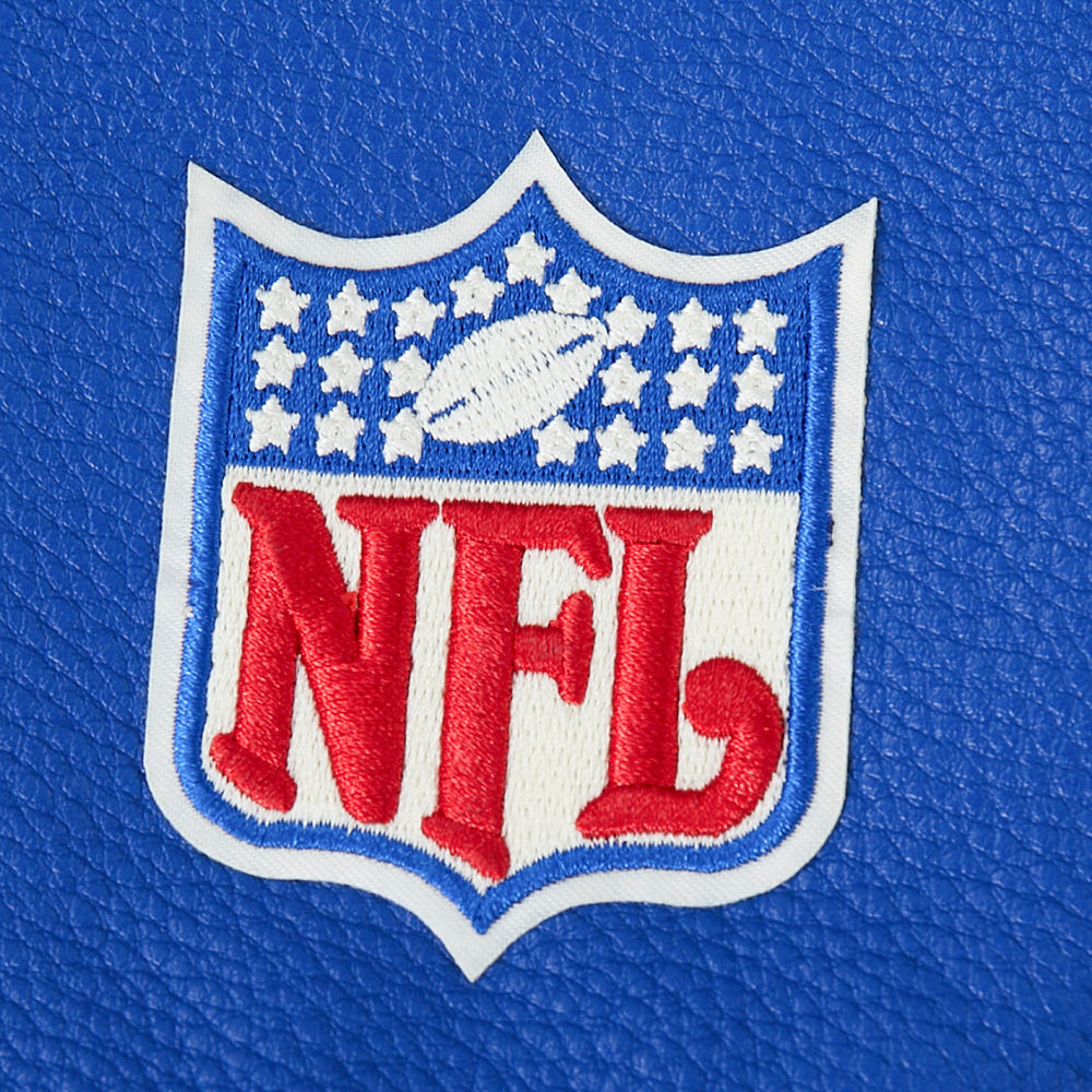 Buffalo Bills NFL Pro Standard Men's Eggshell/Royal Blue Modern Originals Rib Wool Varsity Jacket