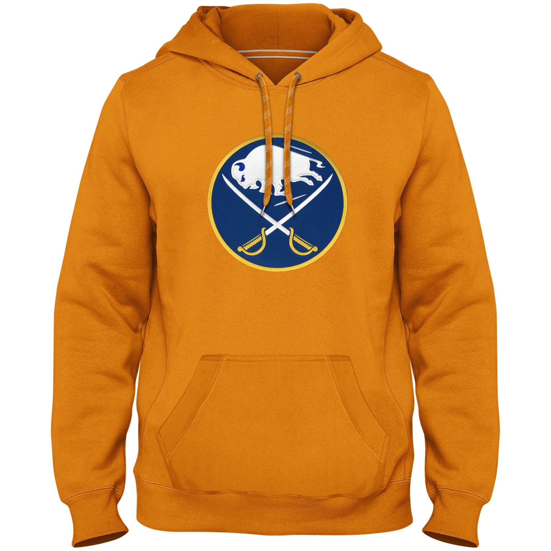 Buffalo Sabres NHL Bulletin Sweat à capuche avec logo en sergé doré Express pour hommes