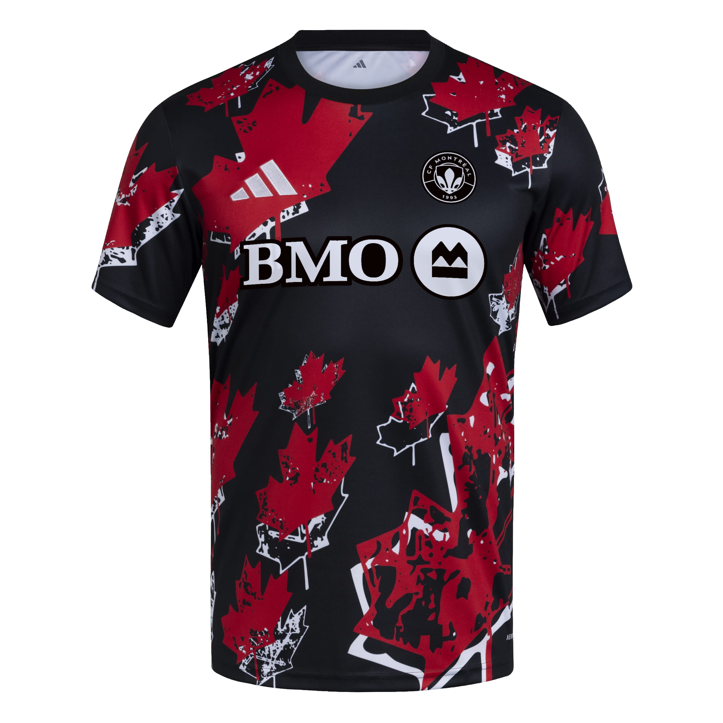 CF Montreal MLS Adidas Men's Black 2026 Pre Match Jersey