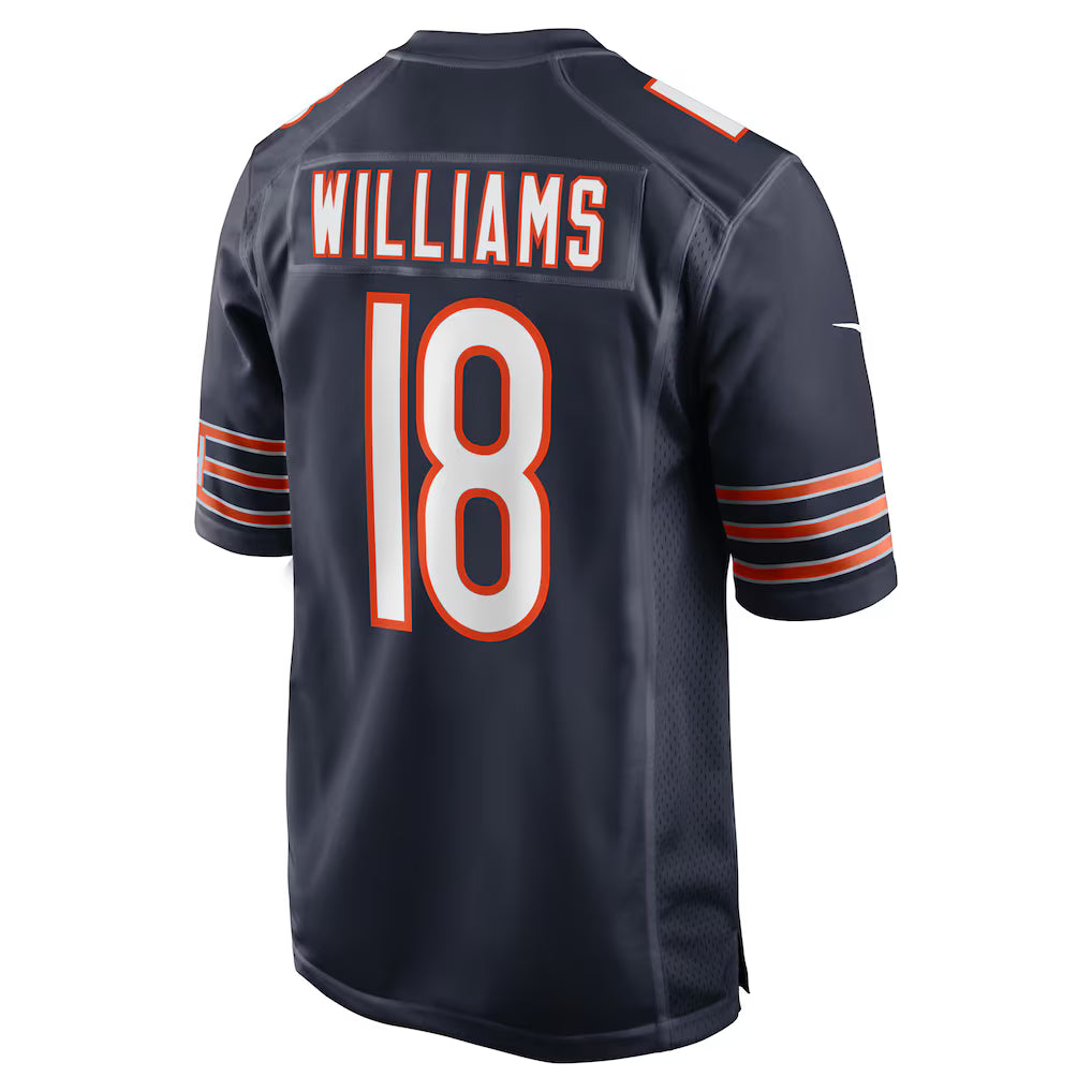 Caleb Williams Chicago Bears NFL Nike Men's Navy Home Game Jersey