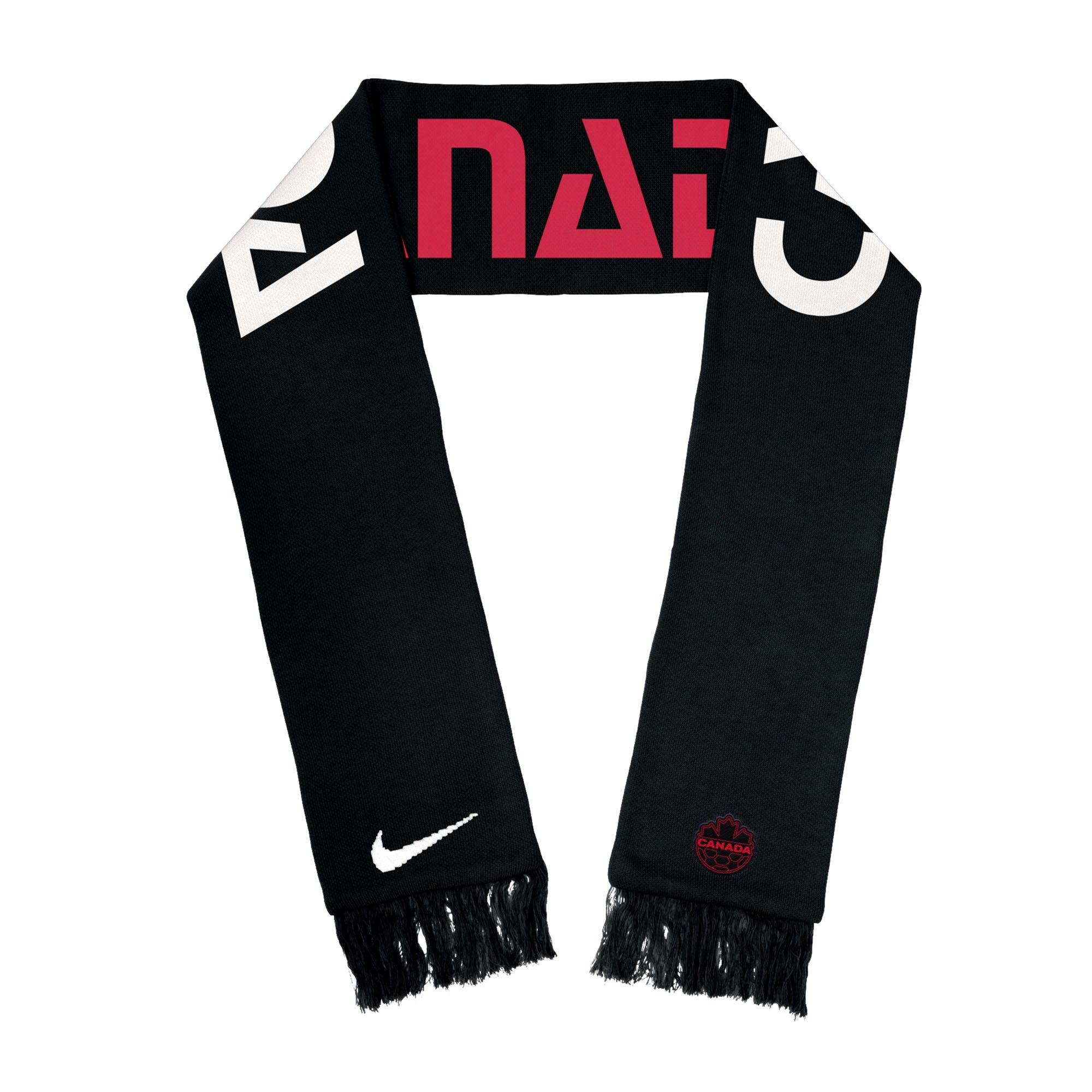 Canada Soccer FIFA Nike Black Sublimated Scarf