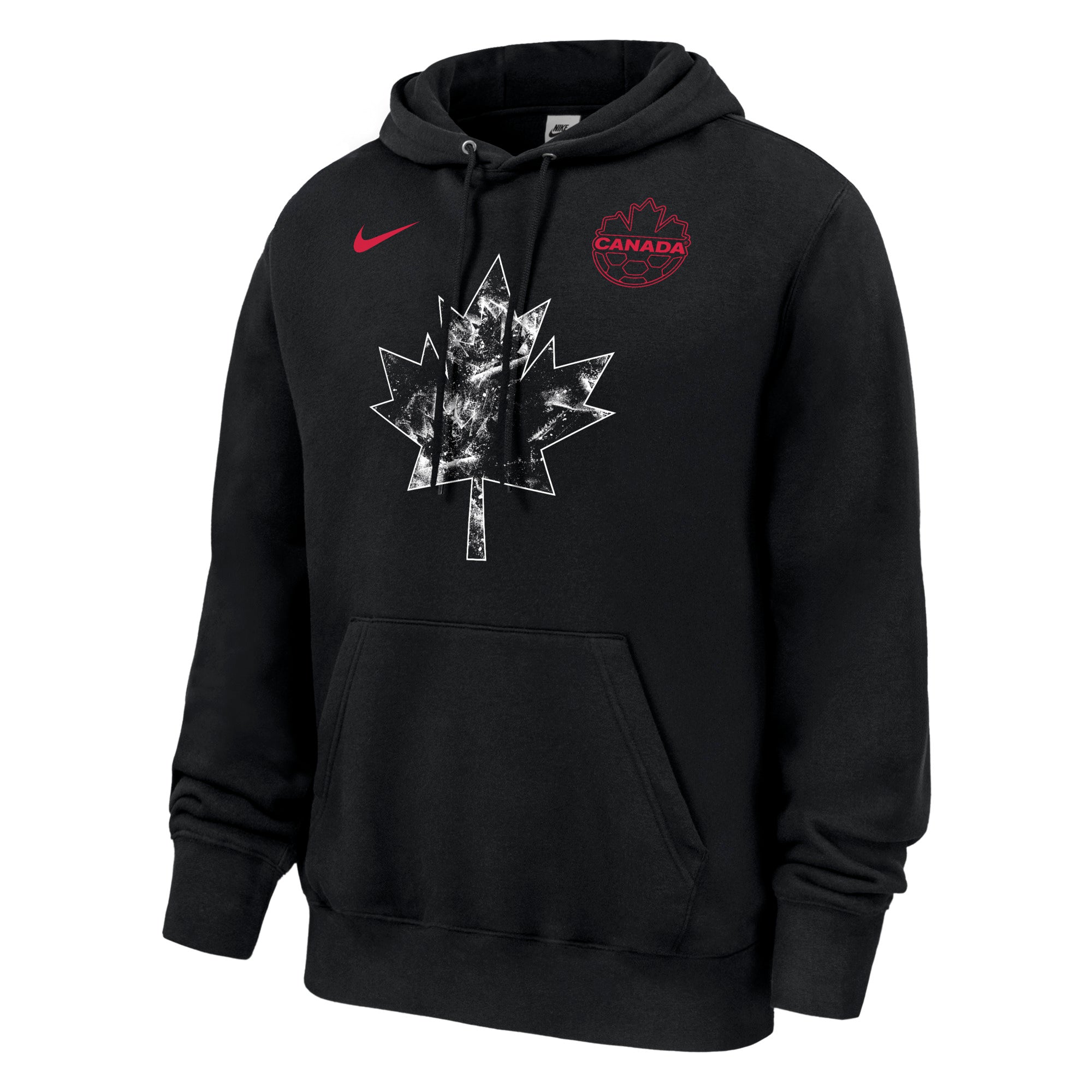 Canada Soccer FIFA Nike Men's Black Club Fleece Hoodie