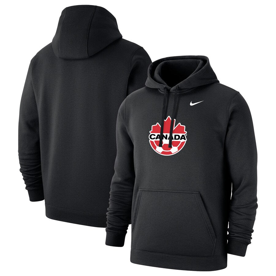 Sweat à capuche noir avec logo principal de la FIFA Canada Soccer pour homme