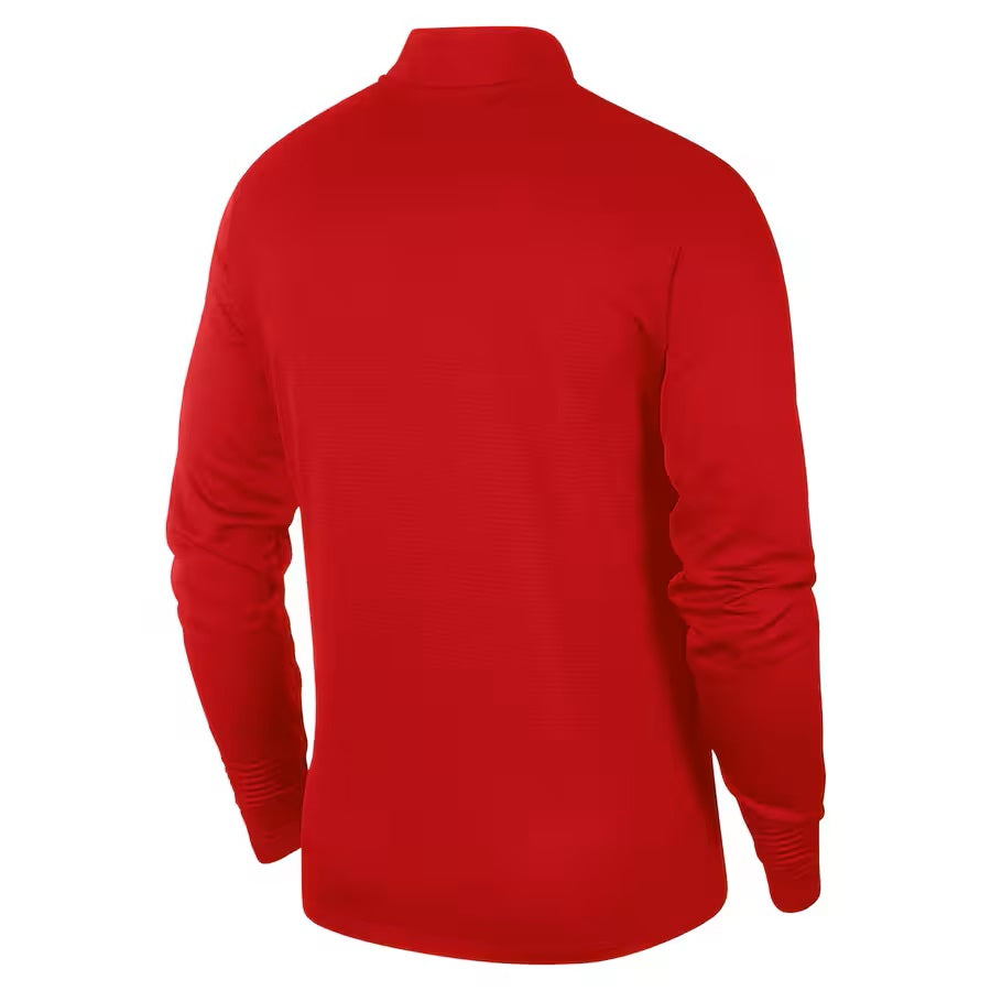 Canada Soccer FIFA Nike Men's Red 1/4 Zip Pacer Long-sleeve Shirt