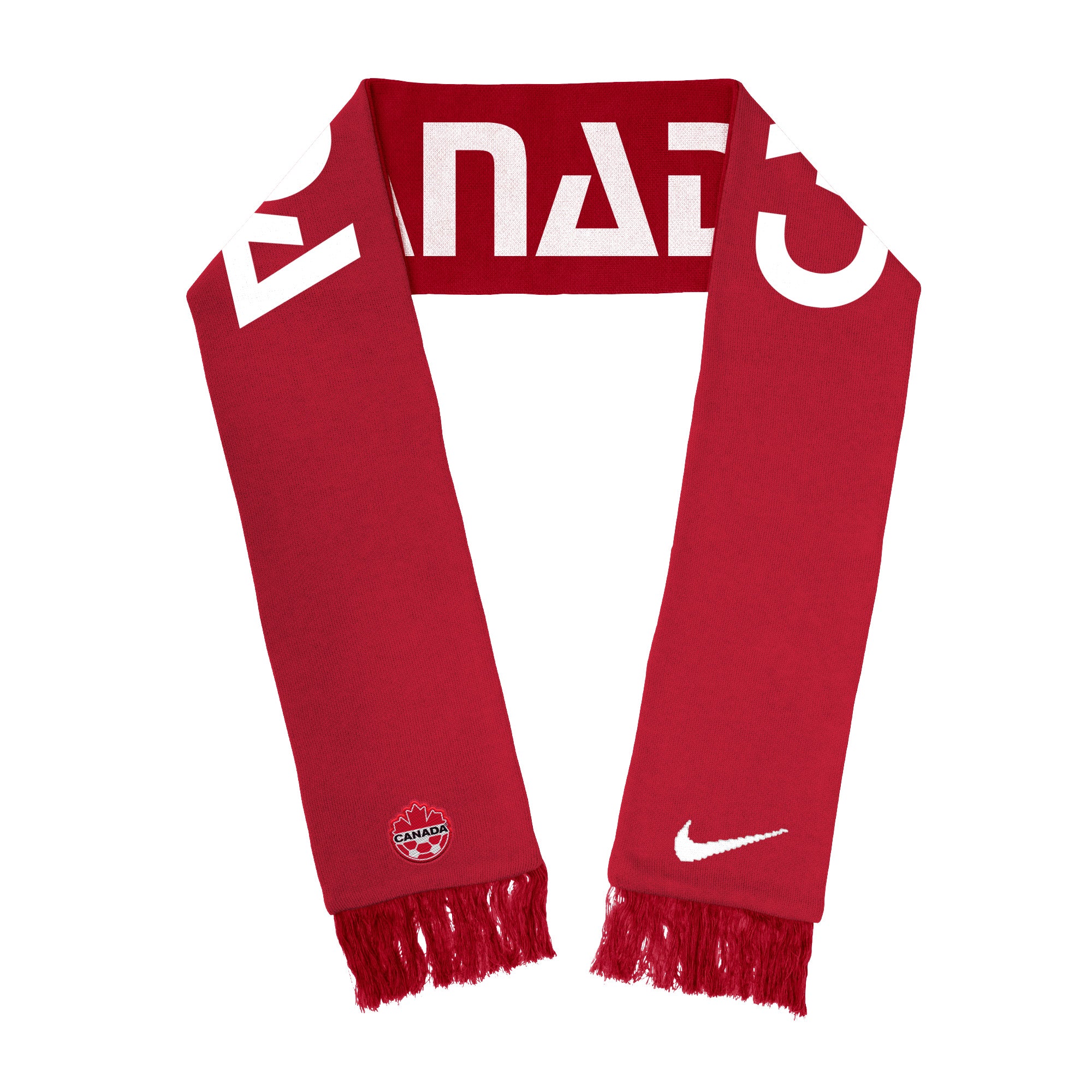 Écharpe sublimée rouge Canada Soccer FIFA Nike