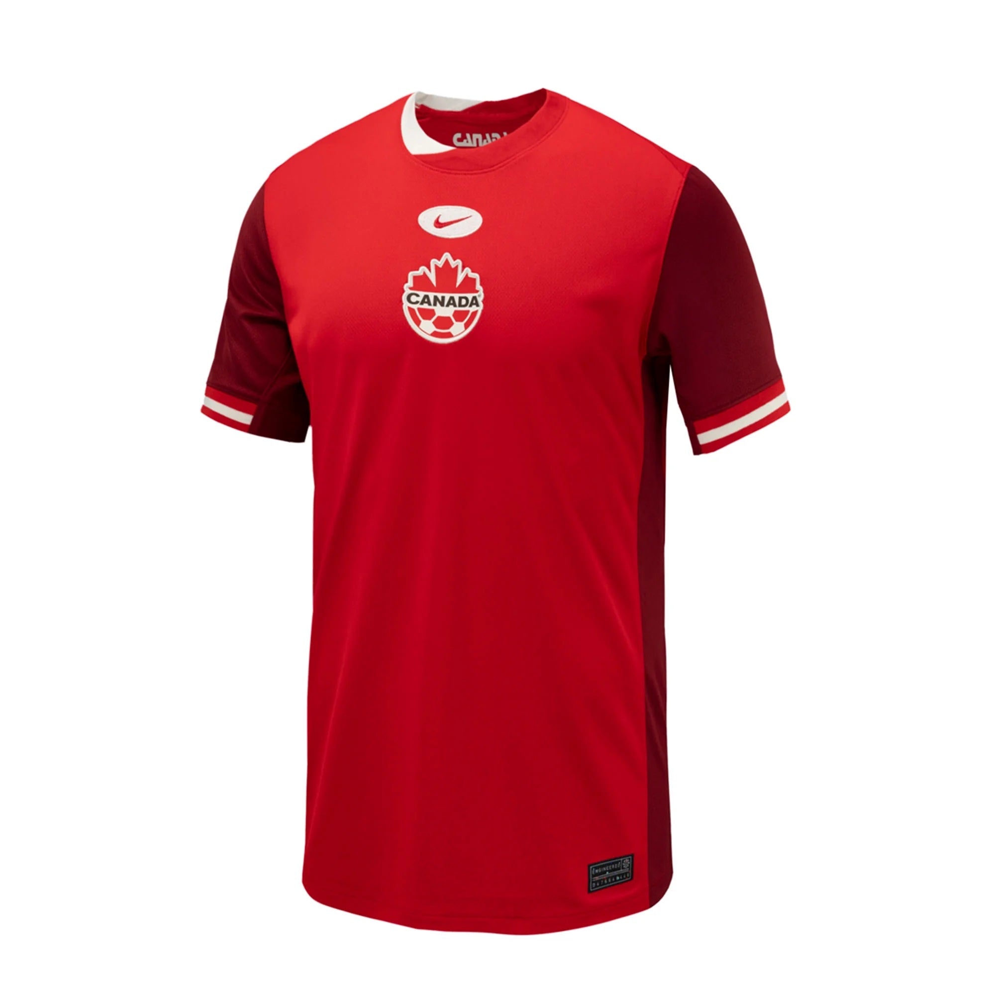 Canada Soccer FIFA Nike Youth Rouge 2024 Réplique Maillot