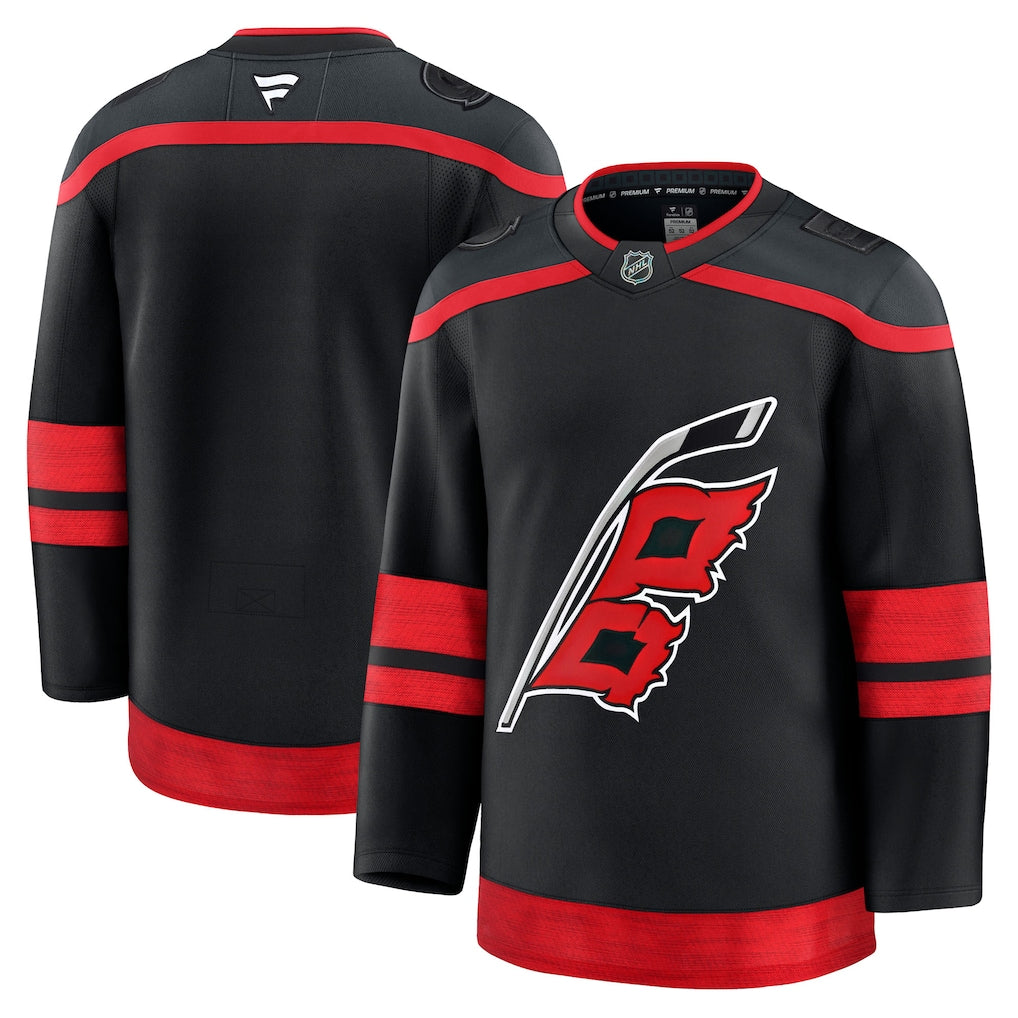 Carolina Hurricanes NHL Fanatics Branded Men's Black Premium Jersey