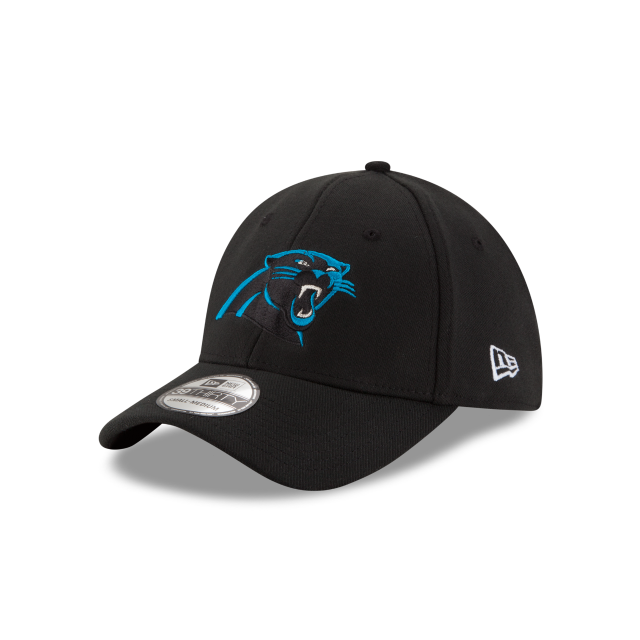 Carolina Panthers NFL New Era Men's Black 39Thirty Team Classic Stretch Fit Hat
