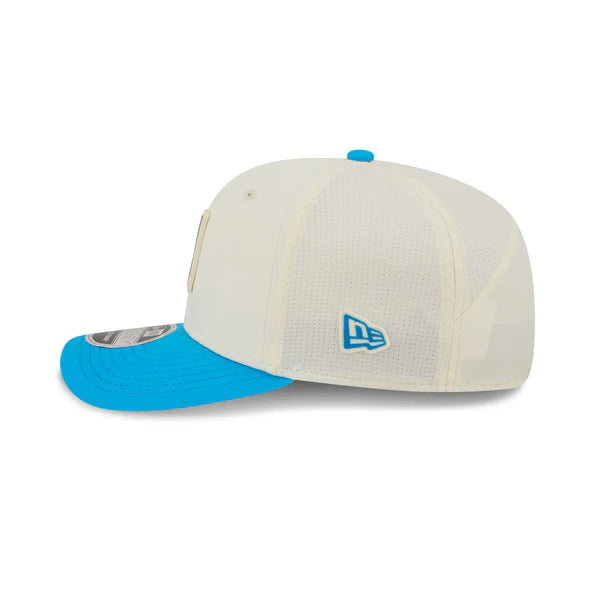 Carolina Panthers NFL New Era Men's Cream/Light Blue 9Seventy 2026 NFL Training Camp Snapback