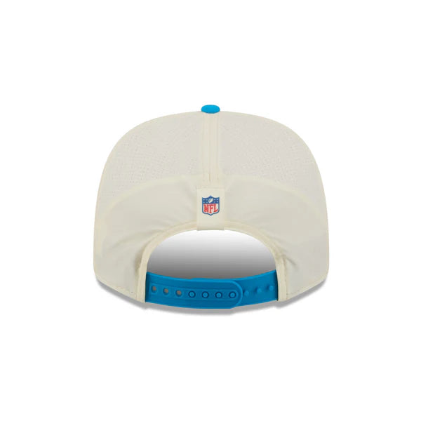 Carolina Panthers NFL New Era Men's Cream/Light Blue 9Seventy 2026 NFL Training Camp Snapback