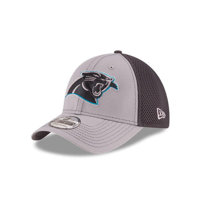 Carolina Panthers NFL New Era Men's Grey 39Thirty Grayed Out Neo 2 Stretch Fit Hat