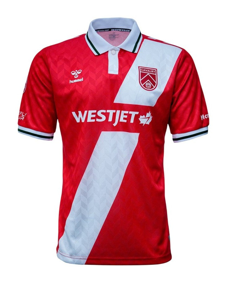 Cavalry FC CPL Hummel Men's Red 2026 Home Authentic Jersey