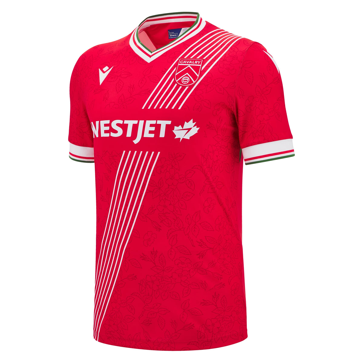 Cavalry FC CPL Macron Men's Red 2025/26 Primary Match Jersey