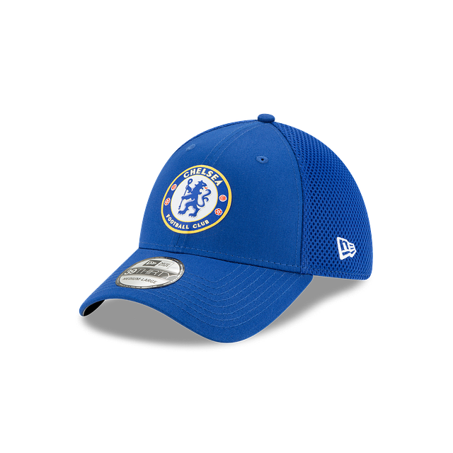 Casquette extensible en maille Spacer Royal 39Thirty Chelsea FC EPL New Era pour homme