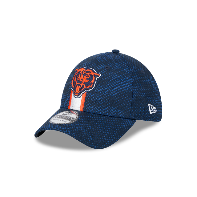 Chicago Bears NFL New Era Men's Navy 39Thirty 2024 Sideline Stretch Fit Hat